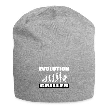 BBQ - Jersey-Beanie - Grau meliert - Vorne