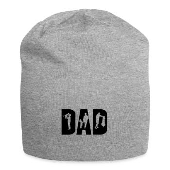 BESTER DAD VATI PAPA VATER LIEBSTER PAPI MOTIV MOM - Jersey-Beanie - Grau meliert - Vorne