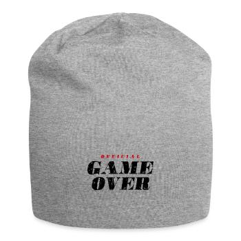Citation Game Over - Bonnet en jersey - gris chiné - Devant
