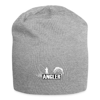 Angeln - Jersey-Beanie - Grau meliert - Vorne