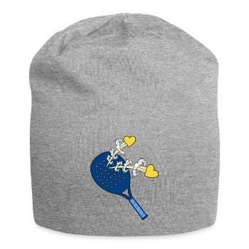 Padel tennis Padel Padel joueur de tennis « love-padel » - Bonnet en jersey - gris chiné - Devant