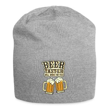 Feiern Bier Party Spruch I Biertrinken - Jersey-Beanie - Grau meliert - Vorne