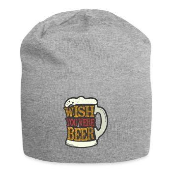 Feiern Bier Party Spruch I Biertrinken - Jersey-Beanie - Grau meliert - Vorne