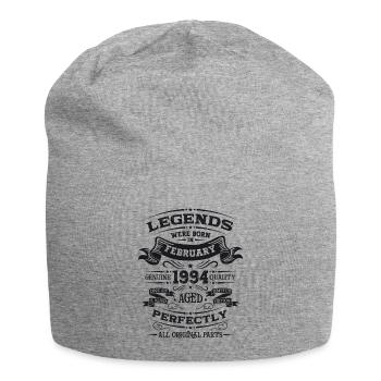30. Geburtstag Original Februar Jahrgang 1994 - Jersey-Beanie - Grau meliert - Vorne