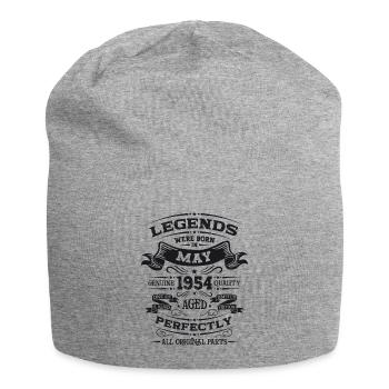 Légende Mai 1954 Né en 1954 Anniversaire 1954 - Bonnet en jersey - gris chiné - Devant