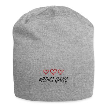 Boys Gang Herz Liebe - Jersey-Beanie - Grau meliert - Vorne