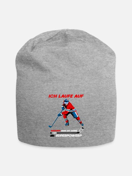 Fantastischen Eishockey Spieler - Eishockey - Jersey-Beanie - Grau meliert
