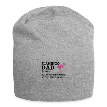 Flamingo Pink Flamingo Flamingo Gift - Jersey Beanie - heather grey - Front
