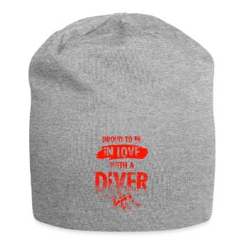 aimer un plongeur - Bonnet en jersey - gris chiné - Devant