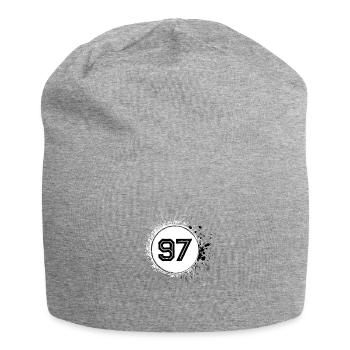 97 Nombre d’objets blob - Bonnet en jersey - gris chiné - Devant