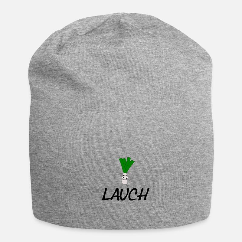 Lauch! - Jersey-Beanie - Grau meliert