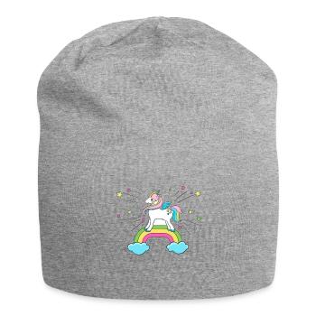 unicorn - Jersey Beanie - heather grey - Front