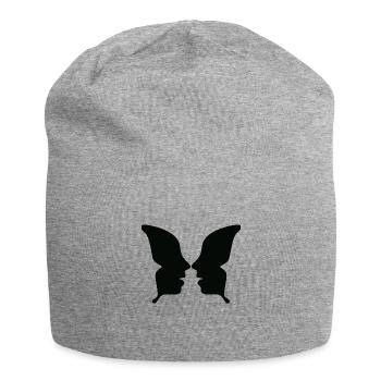 illusion - Jersey-Beanie - Grau meliert - Vorne