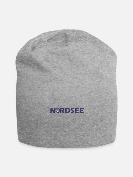 Nordsee - Jersey-Beanie - Grau meliert