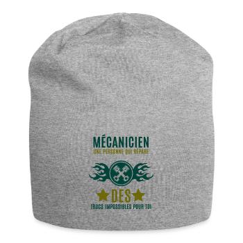 Mecanicien shirt • Mecanicien Cadeau - Bonnet en jersey - gris chiné - Devant