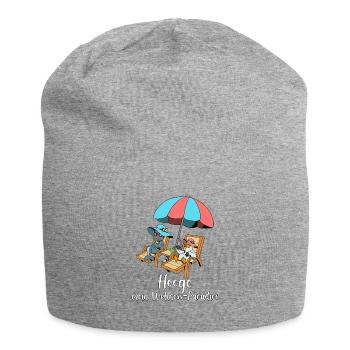 Wellness-Paradies Hallig Hooge - Jersey-Beanie - Grau meliert - Vorne