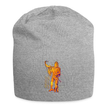 Gott des Lichts - Apollon - Jersey-Beanie - Grau meliert - Vorne