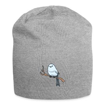 Kawaii Schwanzmeise - Jersey-Beanie - Grau meliert - Vorne