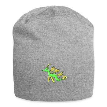 Kawaii Needle Horses - Jersey Beanie - heather grey - Front
