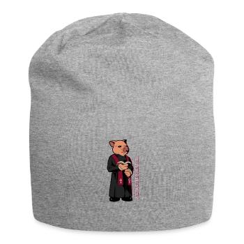 Pig Priests - Jersey Beanie - heather grey - Front