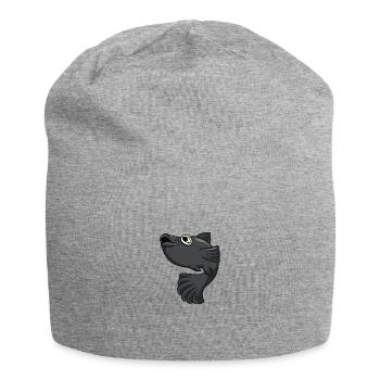 Kawaii Black Molly - Jersey-Beanie - Grau meliert - Vorne