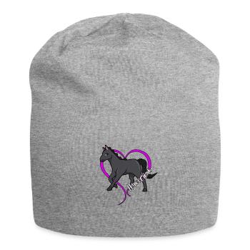 Horse lovers - Hanoverians - Jersey Beanie - heather grey - Front