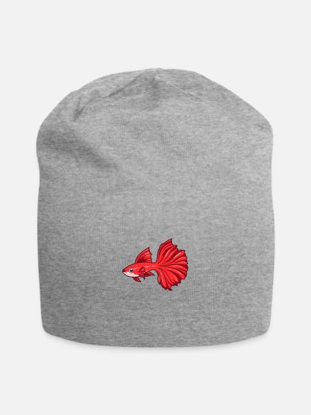 Kawaii Guppy - Jersey-Beanie - Grau meliert