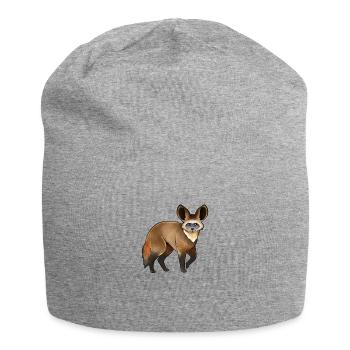 Drawing of a bat-eared fox - Jersey Beanie - heather grey - Front
