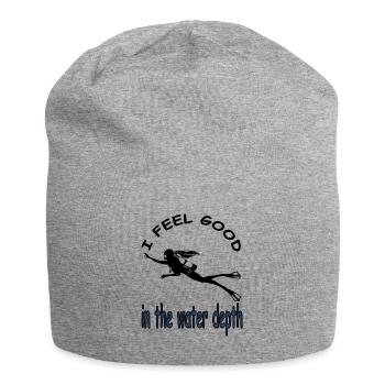 Scuba Diver Snorkeling Scuba Diver Gift - Jersey Beanie - heather grey - Front