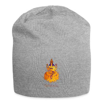 Hindu Gott - Lakshmi - Jersey-Beanie - Grau meliert - Vorne