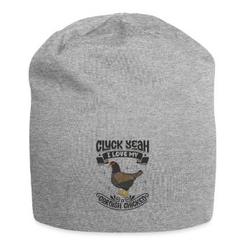 J’adore mon combattant indien - Bonnet en jersey - gris chiné - Devant