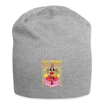 Hindu Gott - Lakshmi - Jersey-Beanie - Grau meliert - Vorne