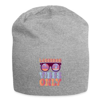 Good atmosphere on Langeoog - Jersey Beanie - heather grey - Front