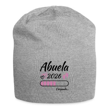 Grandma 2026 Loading Future Grandma - Jersey Beanie - heather grey - Front