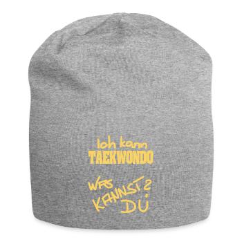 Taekwondo - Jersey-Beanie - Grau meliert - Vorne