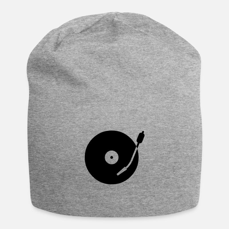 turntable - Jersey-Beanie - Grau meliert