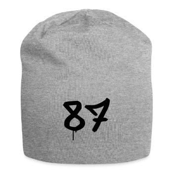 Graffiti : 87 - Jersey Beanie - heather grey - Front
