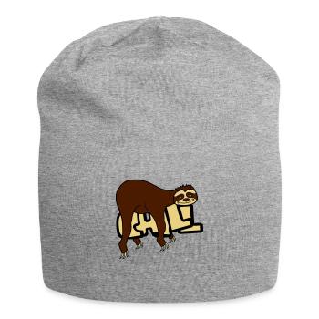 chill paresseux se détendre muede se détendre haengen sc - Bonnet en jersey - gris chiné - Devant