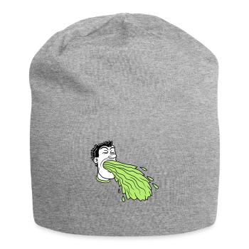 vomit vomit sick sick vomit ek - Jersey Beanie - heather grey - Front