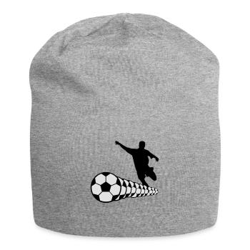 Soccer players soccer 2c - Jersey Beanie - heather grey - Front