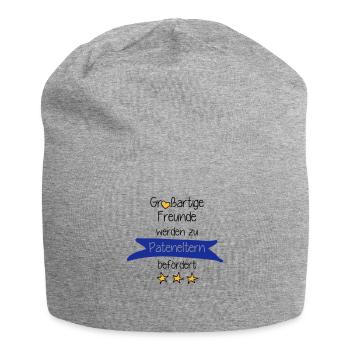 Großartige Freunde - Jersey-Beanie - Grau meliert - Vorne