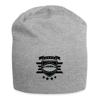 Football Abzeichen 01 - Jersey-Beanie - Grau meliert - Vorne