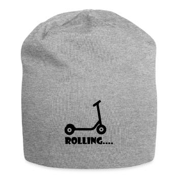 E-Scooter Roller Scooter - Bonnet en jersey - gris chiné - Devant