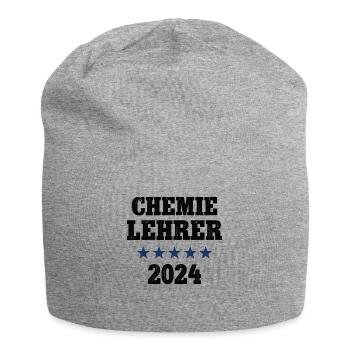 Chemielehrer 2024 Beruf Studium Lehramt Chemie - Jersey-Beanie - Grau meliert - Vorne