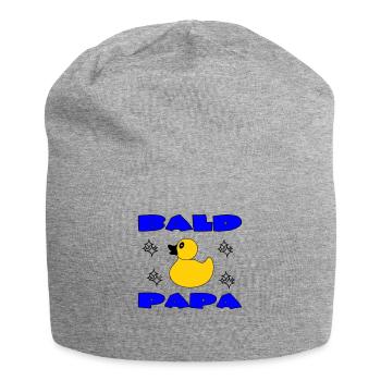 BALD PAPA - Jersey Beanie - heather grey - Front