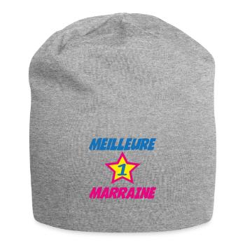BESTE STORY - Jersey-Beanie - Grau meliert - Vorne