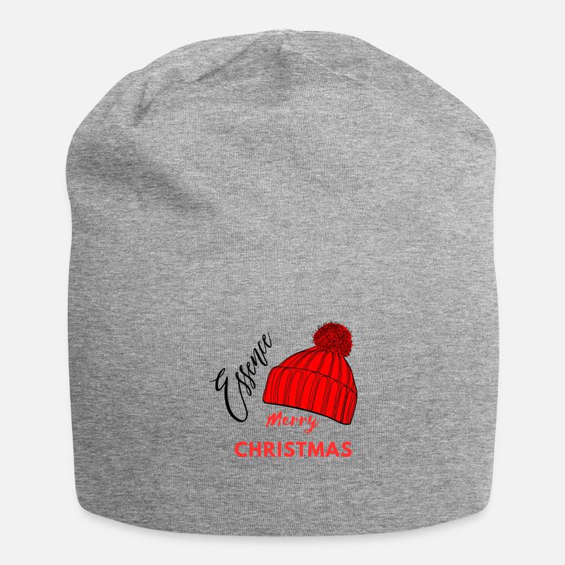 Weihnachts Essence - Jersey-Beanie - Grau meliert