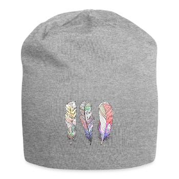 Stylo - Bonnet en jersey - gris chiné - Devant