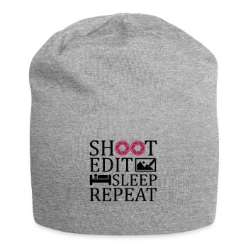 Funny Photographer Geschenk - Jersey-Beanie - Grau meliert - Vorne