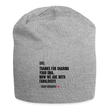 sous forme de cadeau du jour de père drôle fils et sa fille - Bonnet en jersey - gris chiné - Devant